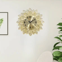 1pc Modern Silent Metal Wall Clock (33CM/13 Inch) - AA Battery Powered Decorative Clock, Stylish Design, Suitable For Living Room/Dining Room/Bedroom/Study Wall Mounted Decorative Clock, Ideal For Home Decoration Gifts Birthday Graduation Room Decor Clock Wall Bedroom Decor Dormitory Decor Back To School School Decor School Surprise School Supplies - Multicolor - View 4
