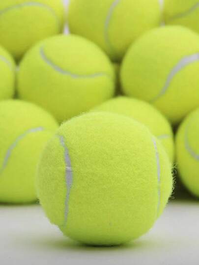 4pcs, Tennis, Beginner Training Ball, High Elasticity And Wear Resistance, Massage Pet Ball