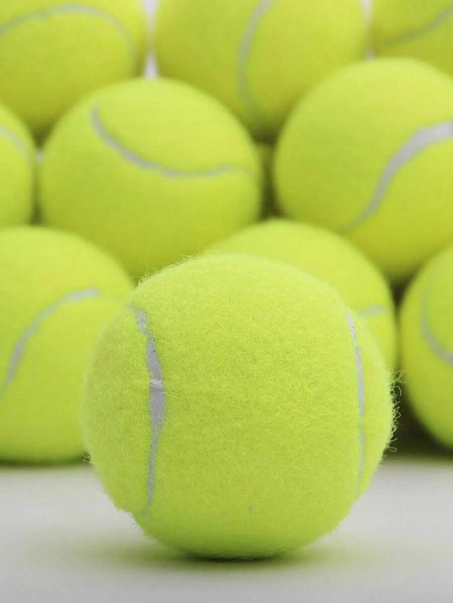 4 Stücke, Tennis, Anfänger Trainingsball, hohe Elastizität und Verschleißfestigkeit, Massageball für Haustiere