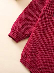 Newborn Baby Sweaters - Red - View 7