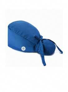 1 chiếc mũ y tá Unisex, màu trơn, thiết kế băng đô, thoáng khí và thấm mồ hôi, thích hợp cho bệnh viện, viện dưỡng lão, mọi mùa - A - Xem 21