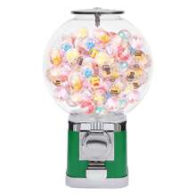 SHZICMY Vending Machine, Mini Capsule Toys Vending Machine For Business, Commercial Candy Gumball Machine Huge Load Capacity, Perfect For Game Stores And Retail Stores Green (US Stock)