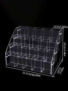 1 pièce Support d'affichage de stylo neutre en acrylique, support incliné de bureau en acrylique transparent pour stylo, organisateur et présentoir de stylo polyvalent pour magasin de papeterie
