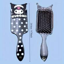 Sanrio 1PC Sanrio Culami en Milady Air Cushion kam - Geschikt voor alle haartypes, ABS handvat