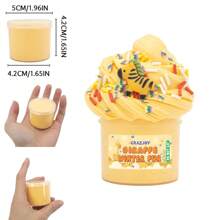 1 Peça/5 Peças Kit de Slime Fofo com Encantos de Leão e Baleia, Massa de Modelar Cheirosa, Não Pegajosa e Esticável DIY para Crianças, Brinquedos Sensoriais, Lembrancinhas de Festa, Prêmios para Crianças