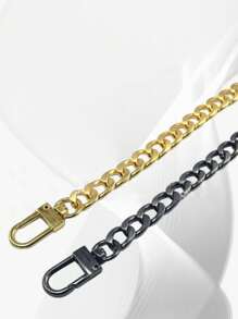 1 Paquet Chaîne de portefeuille, Chaîne de poignée en aluminium pour bandoulière, Chaîne de remplacement pour sac à main, 3 tailles disponibles, convient pour les accessoires de sac mini, la fabrication de portefeuilles DIY, la bandoulière de sac à main, la chaîne de sac bandoulière, la bandoulière de sac à main DIY, le meilleur cadeau pour la petite amie