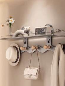 Móc treo cốc hút không cần khoan, Giá sắp xếp lối vào, Móc treo sáng tạo cho giá treo quần áo gắn tường - Nhiều màu - Xem 14