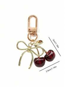 1 móc khóa kim loại nơ anh đào thời trang nữ tối giản phụ kiện túi xách hình bướm sinh nhật túi đi học phụ kiện quà tặng mẹ quà tặng nhỏ quà tặng cho cô ấy quà tặng giáo viên quà tặng cho phụ nữ móc khóa anh đào móc khóa anh đào móc khóa anh đào màu đỏ anh đào quà tặng ngày lễ tình nhân - Nhiều màu - Xem 5