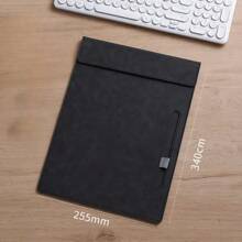 Custom Leather Clipboard Business Office School Meeting Record Writting Board A4 Paper File Folder Clipboard Pen Slot - A4 - View 11