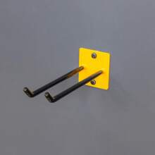 Storeyourboard Tool Organizer Hook, 2 Pack Wall Mount Garage Storage, Tool Storage For Shovels Rakes Brooms Hoses And More, Rubber-Coated Steel Holds 50 Lbs Each, 12 "X 4" X 4.5 "No Need To Be Connected To Electricity