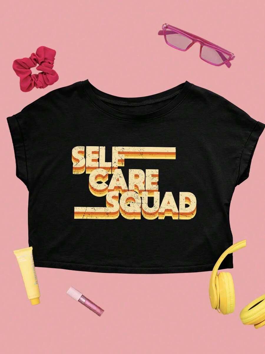 Self Care Crew Women's Crop Tee