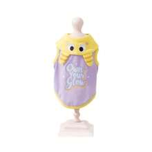 1pc New Lightweight Pet Dog Cartoon Monster & Kitten Print Vest For Spring/Summer - Blue - View 7