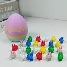 The Biggest Surprise - 3D Printed Mini Rabbit Easter Egg, Multi-Craft Decor Item, Gift Figurine