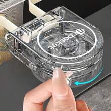 1pc Sink Strainer Rack, Kitchen Suction Cup Drain Net Rack, Multi-Function Wet And Dry Separated Garbage Filter Basket