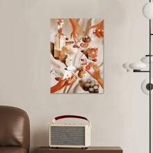 Set de 1 pieza/3 piezas de arte decorativo vintage, murales clásicos modernos con estética minimalista, aptos para apartamentos universitarios, salas de estar, dormitorios, aulas, cocinas, baños, carteles de arte de pared SIN marco
