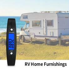 1 pieza Báscula digital de mano para equipaje de 110 lbs/50 kg, báscula para equipaje con correa, báscula de mano, báscula electrónica portátil, báscula rápida con pantalla LCD retroiluminada, esenciales de viaje, sin baterías incluidas, regalo de Navidad, Acción de Gracias, Año Nuevo