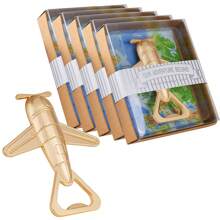 飞机开瓶器、飞行员航空礼物、退伍军人礼物、生日派对回礼、旅行派对装饰和纪念品、宾客礼物、新娘送礼会和婚礼礼物、情人节礼物 - 彩色 - 查看 3