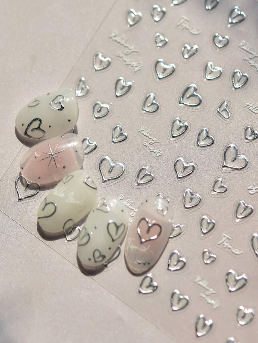 Beautizon Nailartlab 1 件指甲魅力贴纸 DIY 艺术哥特风格 5D 美甲装饰贴花