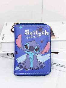 Disney Stitch Wallet Cartoon Coin Purse Card Bag Zip Bag Best Gift For Family And Friends Kit Bag Purse For Lady Frozen Bag For Women Wallet Mini Wallet Purse Wallet Card Wallet Wallet