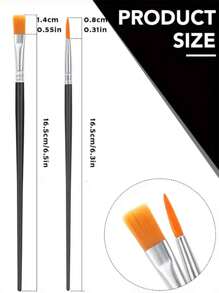 30 pièces/50 pièces/100 pièces Set de pinceaux à cheveux en nylon plats et pointus, convenant pour la peinture acrylique à l'huile professionnelle, l'aquarelle, la peinture de visage, l'art sur rocher, la manucure, l'artisanat, fournitures pour artistes et passe-temps