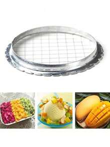 Potato Puree Hand Pressure Slicer Grid Cutter Egg Slicer Stainless Steel Potato Slicing Mold Tomato Slicer Vegetable Tool