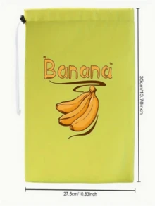 Set de 3 bolsas de almacenamiento con cordón de protección fresca, bolsas reutilizables para plátanos, tomates, lechugas para la cocina, oficina, dormitorio, cajas de almacenamiento abiertas para organización del hogar