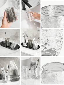Vaso para enjuague bucal de viaje, caja de almacenamiento de cepillo de dientes y pasta de dientes, vaso portátil para cepillo de dientes, set de limpiador facial de viaje, artículos esenciales de viaje para la playa, decoración de otoño para vacaciones, decoración de baño del hogar para volver a la escuela