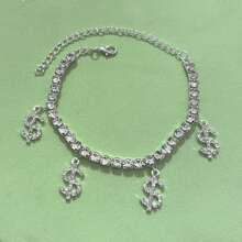 4入組女士貝殼鏈條海灘腳鍊