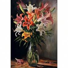 1pc Vintage Floral Still Life Posters Flowers In A Vase Camellia Cherry Blossom Wall Arts Picture For Living Room Home Decor No Frame