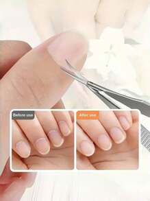 Nożyczki do skórek, wysokiej jakości rosyjskie cążki do skórek z przodu ze stali nierdzewnej, bardzo cienkie, zakrzywione nożyczki do brwi, profesjonalne, ultraostre, precyzyjne, spiczaste nożyczki do przycinania skórek, ergonomiczny kształt antypoślizgowy, ostre, spiczaste, cienkie ostrze do pielęgnacji skórek, do paznokci, rzęs, brwi, suchej skóry - nożyczki do manicure, mikronożyczki, prezenty dla rodziny, przyjaciół, ukochanych, na powrót do szkoły, Halloween, Boże Narodzenie