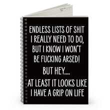 1 PC Spiral Journal Notebook, Making Lists Notebook, Funny To-Do List Design, Funny Adult Notebook Journal, Office Notebook 50 Sheets, 5.5x8.3 Inches,Christmas Gift