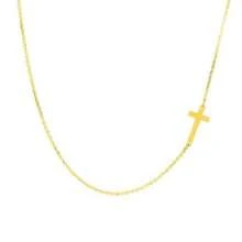1pc Stainless Steel Simple Cross Pendant Choker Collarbone Chain, Suitable For Girls To Wear Daily Jewelry