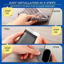 1 hộp đựng bút để bàn, hộp đựng bút chì kẹp, hộp đựng đồ dùng văn phòng dính, bộ hộp đựng đồ để bàn bằng nhựa PP có keo dán chắc chắn và cạnh tròn - Nhiều màu - Xem 8