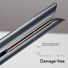ANGENIL X Milania [US]ANGENIL Professional Titanium Flat Iron Hair Straightener And Curlers 2 In 1, Straightening Curling Hair Styling Irons For Women All Hair Types, Fast Heating, 1 Inch Dual Voltage Travel Flat Iron, 360° Swivel Cord