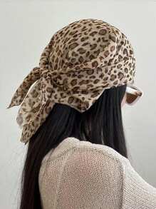 1 Pc Leopard Print Headband, Fashionable & Versatile, Flattering, Suitable For Outdoor, Dance, Cycling And Various Occasions