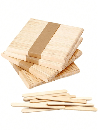 50/100/200 Pcs Resin Tool Epoxy Stirring Stick Popsicle Ice Cream Stick Handmade DIY Resin Mold Wood Ice Pop Sticks Making Tools