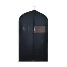 1pc Garment Bag With Transparent Window, Suitable For Hanging In Bedroom, Closet Or Home Storage Cabinet - Includes Suit Jacket, Dress And Coat Bags With Windows
