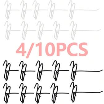4/10 Shelf Mesh Hook Accessories, Including Hooks, Mesh Bars, Iron Hooks, Supermarket, Mini Market Hooks, Decorative Hooks, Impregnated Hooks, Supermarket Shelf Hooks, Wire Mesh Hooks