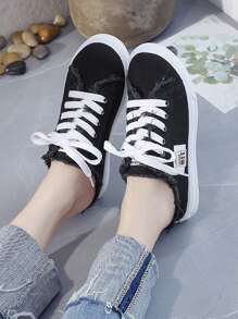 Women Flat Platform Casual Loafers, Slip On Versatile Ladies Sneakers