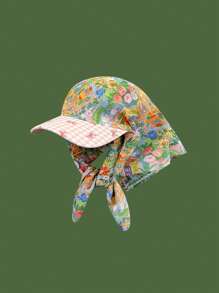 1 pieza Unisex Visera con estampado de patrón de frutas, pañuelo tipo brighter de colores, versátil para protección solar del cuello para deportes al aire libre como escalada, ciclismo, uso casual, playa, uso diario