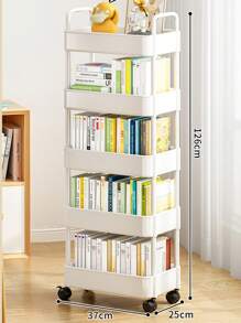 Étagère de rangement debout surdimensionnée, étagère mobile multi-niveaux pour les collations, les livres, la cuisine, la salle de bain, le salon, l'organisation de la maison