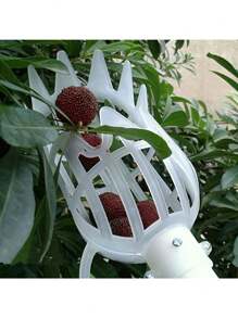 1pc,Outdoor, Orchard High Altitude Fruit Picking Tool For Picking Longan, Lychee, Plum, Loquat, Apricot, Yangmei, Persimmon, And Expandable Pole Fruit Picking Tools