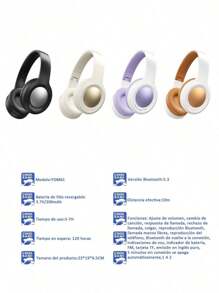 New Foldable Wireless Bluetooth Headphones, High-Quality Mobile Gaming Headset, Long Standby Time