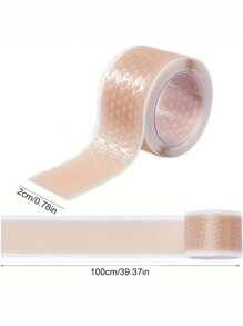 1pc Silicone Invisible Adhesive Cushion Insole Pads, Silicone Gel Blister Bandages - Transparent Heel Protector Tape For Foot, Hand & Toe, For High Heels, Anti-Slip And Anti-Wear Foot Protectors Breathable - Multicolor - View 8