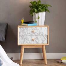 Tapet autoadeziv impermeabil cu marmură, tapet cu textură de marmură bej, hârtie autoadezivă pentru blat, pentru blat de bucătărie, birou, dulap, decor cameră, decor casă, decor perete, decor baie, decor dormitor, accesorii casă, tapet living, autocolant perete, artă murală, tapet - Flori mari albe - Vizualizare 7