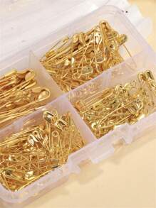 1 Set 4 Größen Edelstahl Nadeln, Kleidungsetiketten Nadeln, Mehrzweck Nadeln mit Aufbewahrungsbox, Kleider Accessoires Nadeln für Kleidung, Tasche, Charm, Schule, Büro Accessoires, Hemden, Jacken, Schmuck, Weihnachten, Halloween, Kleidung Nadeln, lustige, süße Lehrer Geschenke, Kostüm Accessoires, Taschencharms - Verschiedenfarbig - Übersicht 13