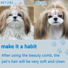3pcs Pet Stainless Steel Flea Comb, Fine Tooth Brush For Dog Cat