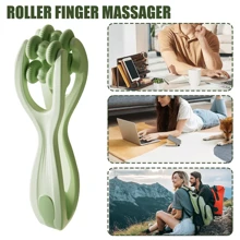 Dual Roller Finger Massager Tool For Hand Joint Pain, Acupressure Massage Point Relieving Mouse Hand Fatigue