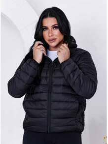 Women's Puffer Jacket Gominho Bobojaco Coat - màu đen - Xem 2