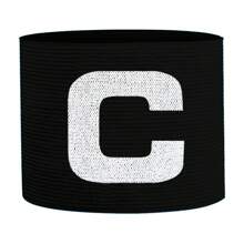 1 pieza Brazalete ajustable y elástico de capitán con la letra "C", disponible en varios colores, para combinar con juegos y entrenamientos de deportes de equipo a fin de identificar claramente la posición del capitán del equipo y facilitar las actividades